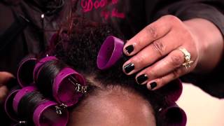 Wet Set Method of Straightening Hair  Hair Styling amp Salon Tips [upl. by Coben]