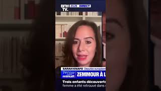 Sarah Knafo sur le risque d’inéligibilité de MLe Pen reconquête sarahknafo marinelepen justice [upl. by Ical]