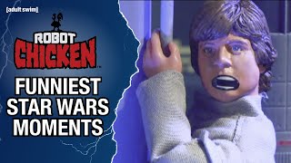 Funniest Star Wars Moments  Robot Chicken  adult swim [upl. by Orban871]