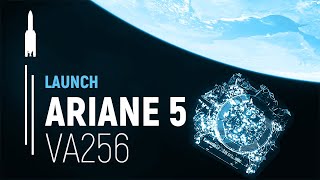 Flight VA256 – James Webb Space Telescope  Ariane 5 Launch  Arianespace [upl. by Langdon]