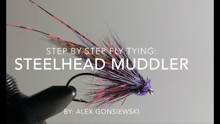 STEELHEAD FLY TYING  Tying the Steelhead Muddler [upl. by Electra]