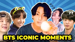 10 Most Iconic BTS moments  Army Havent Seen This 🤣🤩 [upl. by Atekehs237]