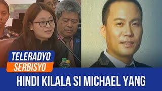 Alice Guo denies knowing exDutertes adviser Michael Yang  Teleradyo Serbisyo 19 September 2024 [upl. by Hubble]