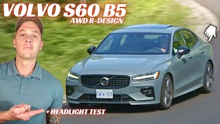 2022 Volvo S60 Review Testing the brakes headlights amp new B5 engine [upl. by Estevan]