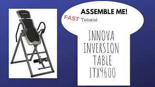 How To Assemble the Innova Inversion Table FAST amp Easy [upl. by Eidnak860]