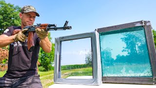 Amazing HOMEMADE Bulletproof Glass That Stops RIFLES [upl. by Nnyleve]