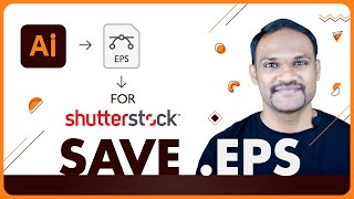 How To Save Eps File For Shutterstock in Adobe illustrator CC 2024 illustratortips [upl. by Portuna]