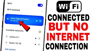 Wifi Connected But No Internet Access  Wifi Connected But Not Working  Wifi No Internet Problem [upl. by Nnylatsirk]