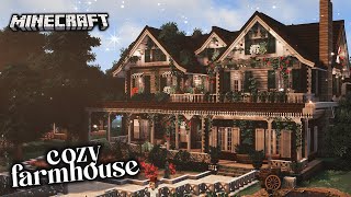 ⋆｡˚ a tour of my minecraft cozy farmhouse minecraft 1122  cocricot  miniaturia [upl. by Ecnahs]