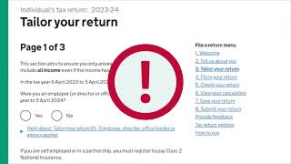 How do I tailor my Self Assessment tax return [upl. by Ladnik623]