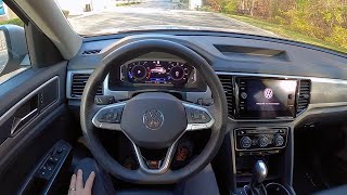 2021 Volkswagen Atlas V6 SEL RLine  POV Review [upl. by Lederer]