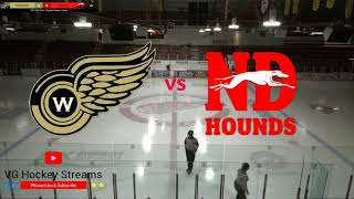 Notre Dame Hounds  Weyburn Goldwings [upl. by Magner]