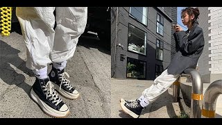 Converse Run Star Hike穿搭、一周穿搭不重複！ [upl. by Ulu]