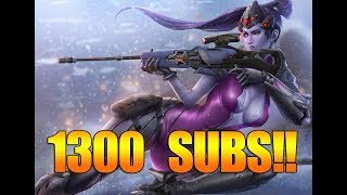 Overwatch Widowmaker Montage for 1300 SUBS [upl. by Joye821]