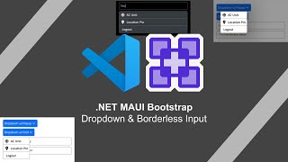 Dropdown amp Borderless EntryEditor NET MAUI  10 [upl. by Damha206]