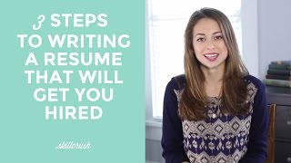 How to Write a Resume That Will Get You Hired in Tech [upl. by Shifra]