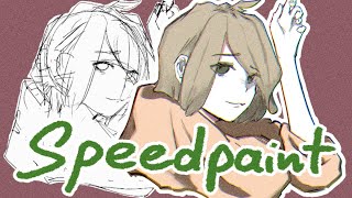 【SPEEDPAINT】Doozing off  September Calendar Illustration  Clip Studio Paint [upl. by Ayatnwahs]