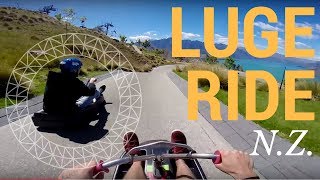 High Speed Luge in HD Queenstown New Zealand GoPro POV [upl. by Zil]