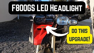 Bmw F800GS LED headlight upgrade long term review Kemimoto [upl. by Wesley]