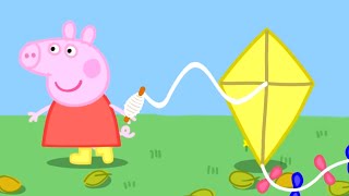 Peppa and George are Flying Kites at the Playground [upl. by Mareah]