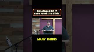 Galatians 316 let’s read the Bible motivation bible sermonclip [upl. by Anahsek]