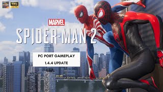 Marvel Spider Man 2 PC Port Build 144 gameplay and performance  Finally Fixed [upl. by Ailedamla]