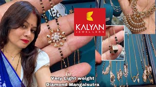 Unique Daily Wear Diamond Mangalsutra Designs with PriceKalyan Jewellers MangalsutraDeeya [upl. by Attenohs]