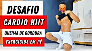 Desafio CADIO HIIT para queimar muita CALORIA  Treino em casa  Sem equipamentos [upl. by Peterus]