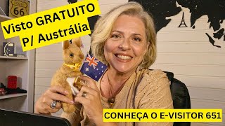 QUER VISITAR A AUSTRALIA SAIBA COMO FUNCIONA O EVISITOR 651 [upl. by Fish180]