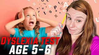 Dyslexia Test for 5 or 6 Year Old [upl. by Aldarcy]