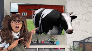 Herbivore Farm Animals for Kids  Farm Animals Come Out of the TV [upl. by Blood]