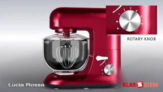 Klarstein Lucia Rossa Rührmaschine Fleischwolf Mixer [upl. by Einnoj]