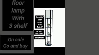 Floor lamp with 3 shelves youtube amazon amazonusa youtubeshorts usa uk [upl. by Atilol]