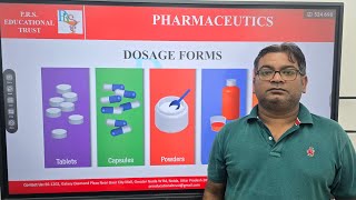 BPHARM 1st YEAR PHARMACEUTICSI UNITI DOSAGE FORMS DR AKHIL SHARMA [upl. by Yablon]