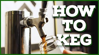 HOW TO KEG YOUR HOME BREW ft NewAir Single Tap Kegerator [upl. by Crowley]