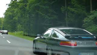 Porsche 928 GTS overtaking GT [upl. by Kraft]