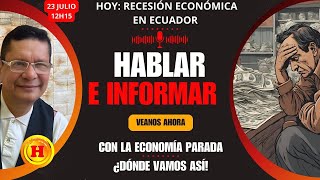 La recesión económica y las consecuencias que trae en Ecuador Fuente Banco Central [upl. by Mouldon]