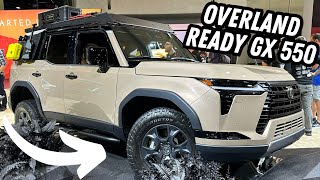 First Look At A Fully Built Overland Ready 2024 Lexus GX Overtrail [upl. by Akeme]