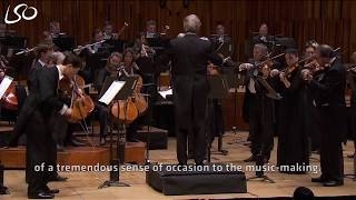 Sir John Eliot Gardiner why the London Symphony Orchestra stands up [upl. by Gard]