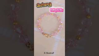 GELANG BABY PINK diy shortvideo video aksesoris fyp funny [upl. by Healy]