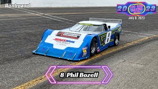 July 8 2023  Phil Bozell InCar Cam  The Kalamazoo Klash XXXI  Kalamazoo Speedway [upl. by Alig50]