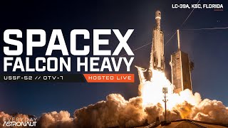 Watch SpaceX launch a Falcon Heavy with the X37B secret spaceplane USSF52 [upl. by Messere]