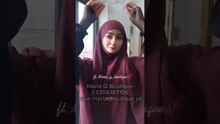 3 layers khimar hijab l pinless hijab l khimarhijab hijab pinlesshijab3layerskhimar [upl. by Brandon]