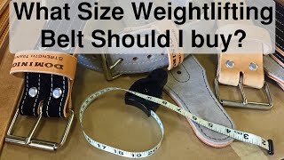 What Size Leather Weightlifting Belt Should I Buy  How to Measure amp Select The Right Size for You [upl. by Myrlene936]