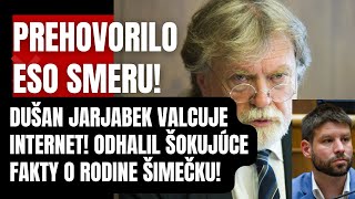 Smerák Dušan Jarjabek valcuje internet Odhalil šokujúce FAKTY o rodine Šimečkovcov [upl. by Ivz864]