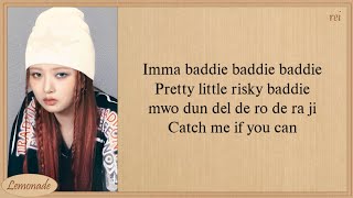 IVE Baddie Easy Lyrics [upl. by Oleic248]