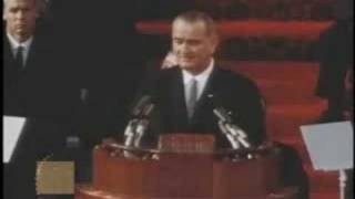 President Lyndon Johnson  Inaugural Address [upl. by Bathsheb]