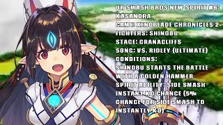 ULTRA REALITY SMASH BROS New Spirit 6 Kasandra Xenoblade Chronicles 2 [upl. by Sivad]