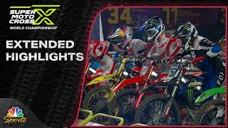 SuperMotocross Playoffs EXTENDED HIGHLIGHTS Round 3 at Los Angeles  92323  Motorsports on NBC [upl. by Enelyk]