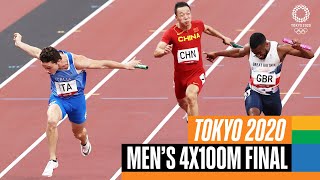 🏃‍♂️ Mens 4x100m Final  Tokyo Replays [upl. by Akirat]